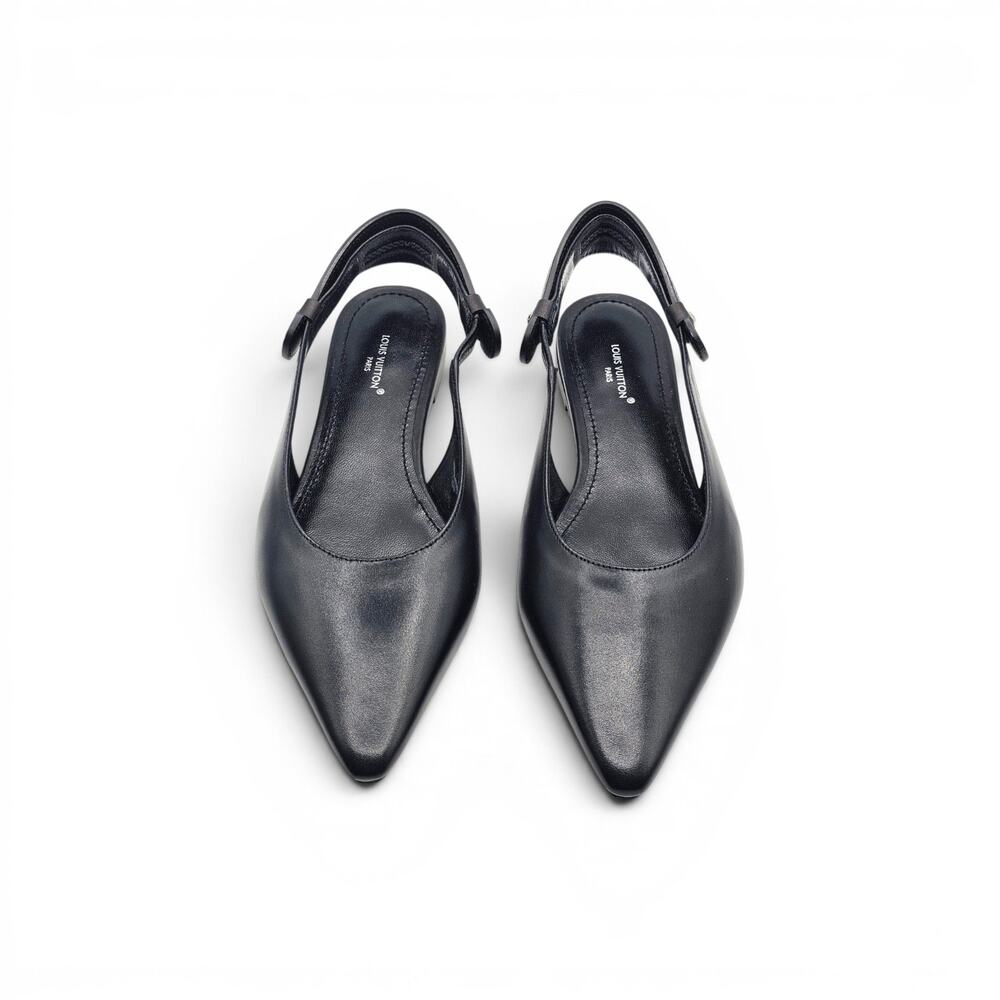 Louis Vuitton Legacy Slingback Ballerina Flats Black EU 36.5 US 6.5 - NWB $1100 - Picture 6 of 9